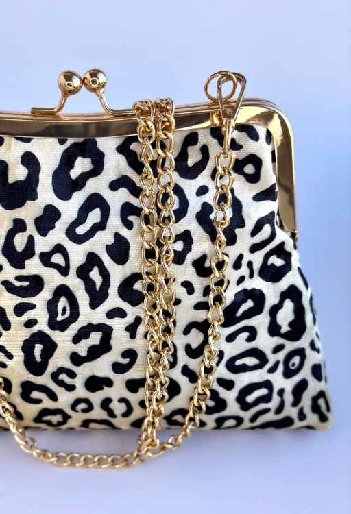 torebka z wzorem pantery